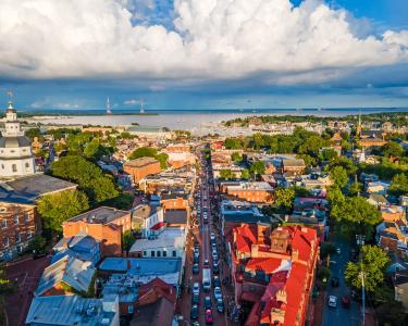 Aerial view of Annapolis